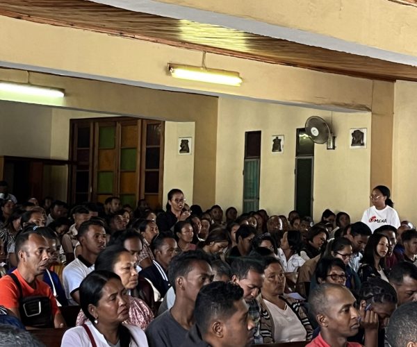 2023 Awareness session with parents of students at Sainte Famille, Antananarivo